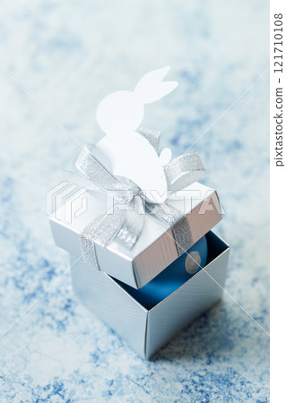 Happy Easter eggs and gift boxes 121710108