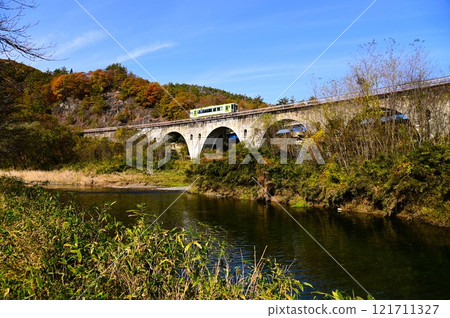JR Kamaishi Line (Galaxy Dream Line Kamaishi Line) Tatsusobe River Bridge 121711327