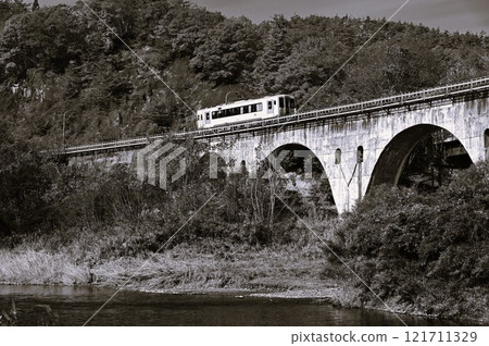 JR Kamaishi Line (Galaxy Dream Line Kamaishi Line) Tatsusobe River Bridge 121711329