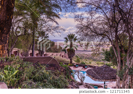 the interior of the old building Maasai Mara National Game Reserve Park Narok County Kenya East Africa Great Rift Valley Landscapes Grasslands Savannah Wilderness Travel Documentary Explore Wild Wildl 121711345