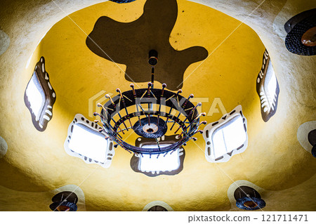 inside of a room with a lamps Maasai Mara National Game Reserve Park Narok County Kenya East Africa Great Rift Valley Landscapes Grasslands Savannah Wilderness Travel Documentary Explore Wild Wildlife 121711471