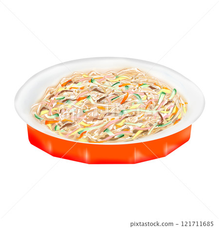 Chinese-style vermicelli salad 121711685