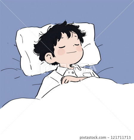 睡覺的人簡單例證 睡覺的人簡單例證 121711713