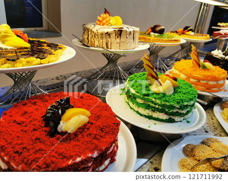 Egypt desserts as nice food background Egypt desserts as nice food background 121711992