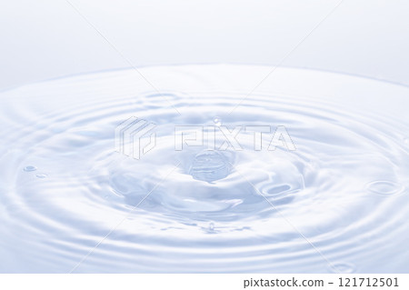 水滴落在水面上。 121712501
