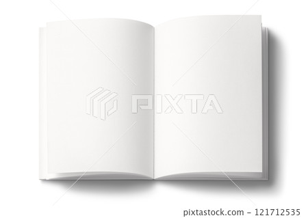 打開空白筆記本。或是一本空白的書 121712535