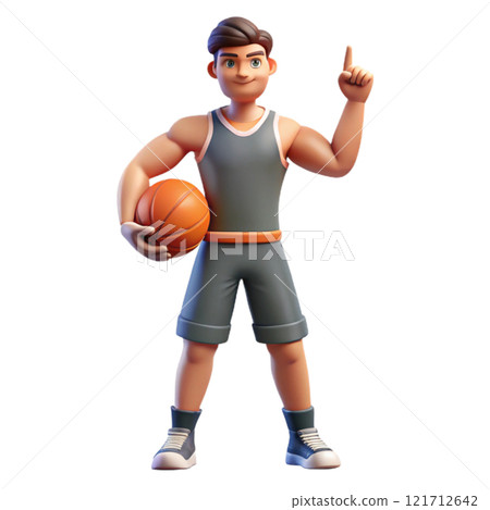 3D cartoon athletes 3D cartoon athletes 121712642