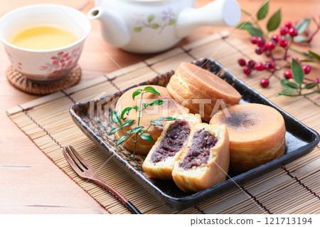 日本代表性的和果子今川燒傳送帶 121713194