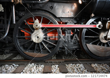 Wheels of the C56 type No. 31 locomotive of the Burma-Thailand Railway Wheels of the C56 type No. 31 locomotive of the Burma-Thailand Railway 121714474