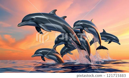 海豚跳 121715883