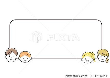 家庭插畫框架 121716041