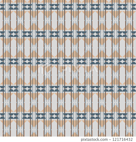 Abstract shape simple geometric motif classic pattern continuous background. Modern fabric design textile swatch ladies dress, man shirt allover print Abstract shape simple geometric motif classic pattern continuous background. Modern fabric design textile swatch ladies dress, man shirt allover print 121716432