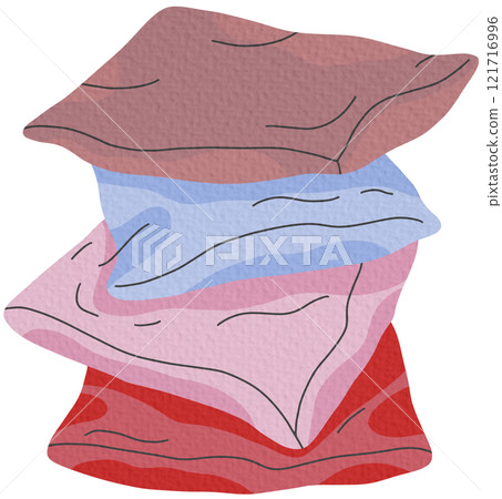 vector, pillow, cushion 121716996
