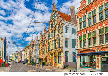 Ghent city historical center, East Flanders province, Flemish Region, Belgium 121717049