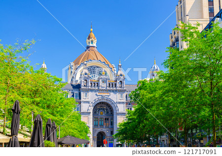 Antwerp old town, Flemish Region, Belgium 121717091