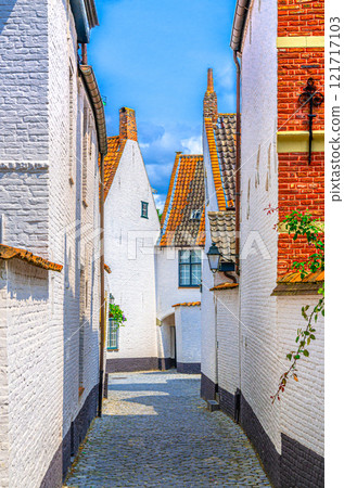 Kortrijk city historical centre, UNESCO World Heritage Site, Flemish Region, Belgium 121717103