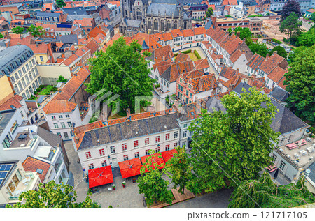 Kortrijk city historical centre, UNESCO World Heritage Site, Flemish Region, Belgium Kortrijk city historical centre, UNESCO World Heritage Site, Flemish Region, Belgium 121717105