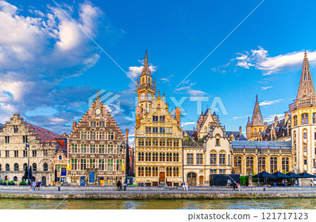 Ghent city historical center, East Flanders province, Flemish Region, Belgium 121717123