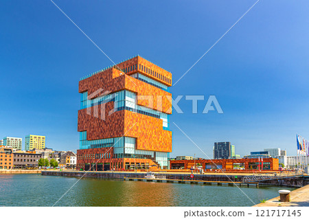 Antwerp city historical centre, Antwerpen old town, Flemish Region, Belgium 121717145