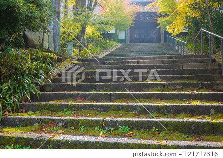 Jyoshoji Temple Gate [Okusa Village, Kiso District] 121717316