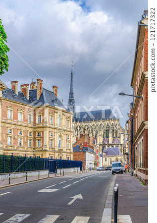 Amiens historical city centre, Hauts-de-France Region, France 121717322