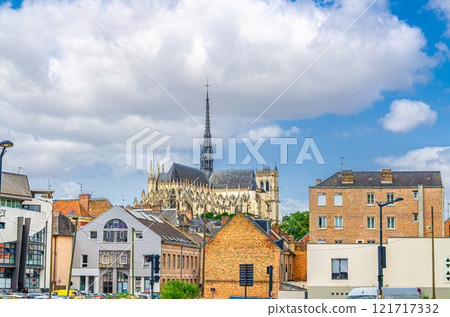 Amiens historical city centre, Hauts-de-France Region, France 121717332