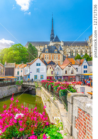 Amiens historical city centre, Hauts-de-France Region, France Amiens historical city centre, Hauts-de-France Region, France 121717336