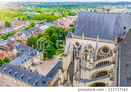Amiens historical city centre, Hauts-de-France Region, France 121717342