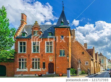Bruges city historical centre, West Flanders province, Flemish Region, Belgium 121717393