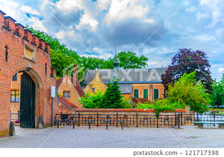Bruges city historical centre, West Flanders province, Flemish Region, Belgium 121717398