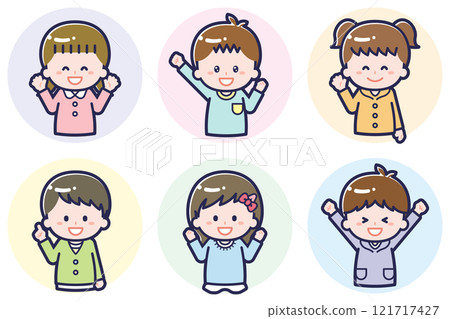 Various people set _ joy _ children Various people set _ joy _ children 121717427