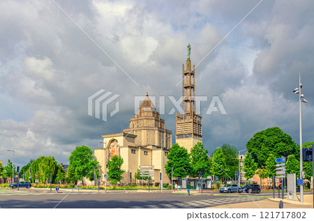 Amiens historical city centre, Somme department, Hauts-de-France Region, France 121717802