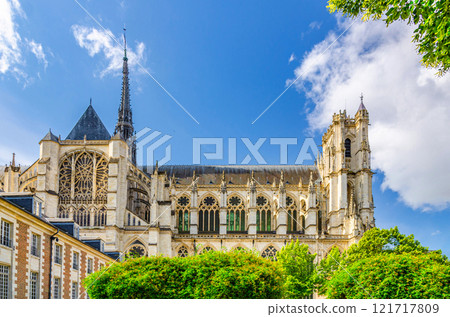 Amiens historical city centre, Somme department, Hauts-de-France Region, France 121717809