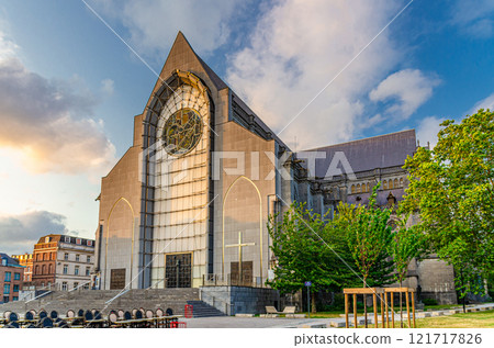 Lille historical city center, Nord department, France 121717826