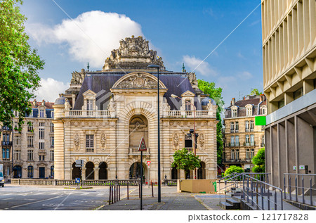 Lille historical city center, Nord department, France 121717828