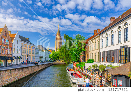 Bruges old town, West Flanders province, Belgium 121717851