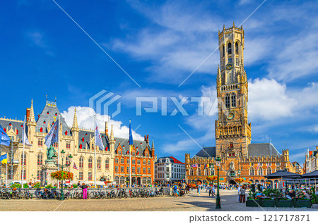 Bruges old town, West Flanders province, Belgium 121717871