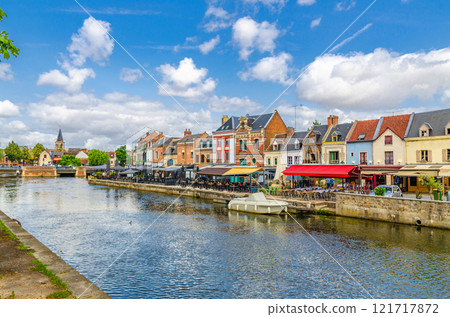 Amiens old town, Hauts-de-France Region, Northern France 121717872