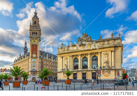 Lille old town, Hauts-de-France Region, Northern France 121717881