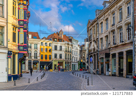 Lille old town, Hauts-de-France Region, Northern France Lille old town, Hauts-de-France Region, Northern France 121717883