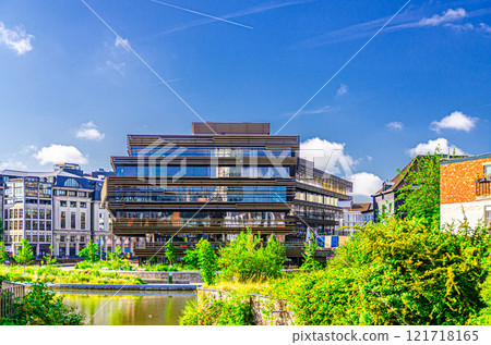 Ghent city historic centre, East Flanders province, Flemish Region, Belgium Ghent city historic centre, East Flanders province, Flemish Region, Belgium 121718165