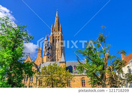 Bruges old town, West Flanders province, Belgium 121718209