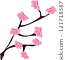 pink cherry blossom 121718387