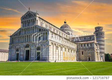 Sunset sky in Pisa 121718787