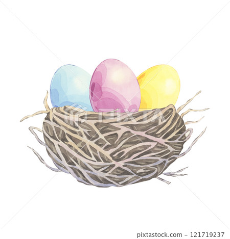 egg, easter, watercolor 121719237
