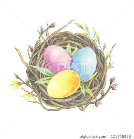 easter, watercolor, blossom 121719238