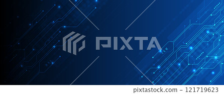 Abstract technology background. Vector art. 121719623