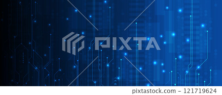 Abstract technology background. Vector art. 121719624