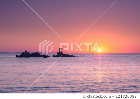 First sunrise at Nata Beach 121720382