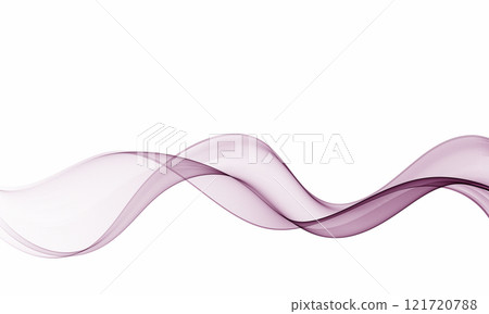 Streaming transparent wave, wavy vector lines on white background. Streaming transparent wave, wavy vector lines on white background. 121720788